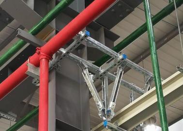 潘集该抗震支架的整体式支吊架结构协调性好